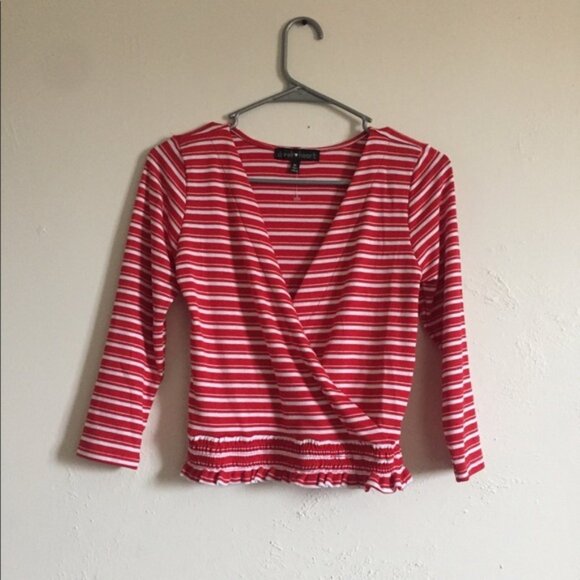 - Red and white top - Picture 1 of 1